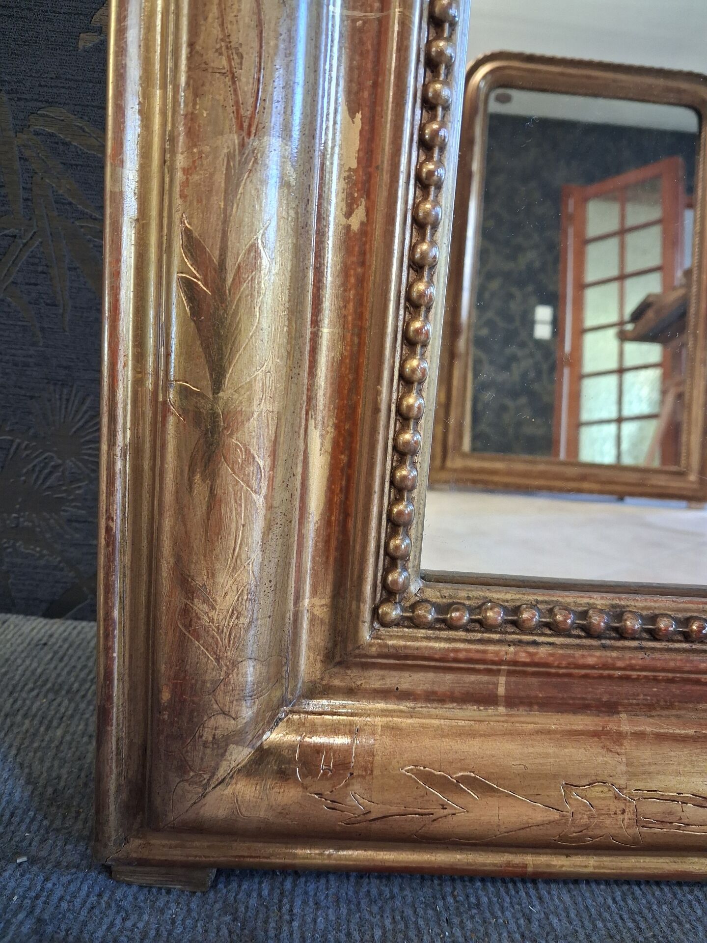 Louis Philippe mirror 135 x 89