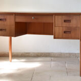 Scandinavian vintage office and chair - 60s