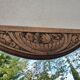 Art deco beveled mirror, old ice cabinet door