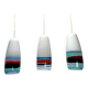 Multicolor Mod. 4035 Pendants attributed to Massimo Vignelli for Venini, Italy, 1950s, Set of 3