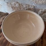 Salad bowl Creil and Montereau pattern Carnations