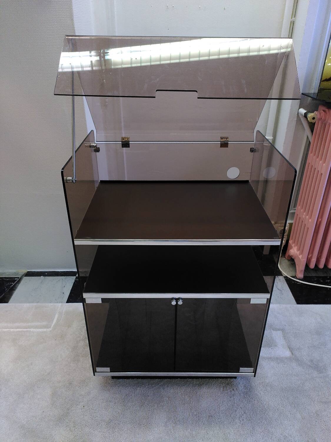 Vinyl turntable furniture, Eric Maville