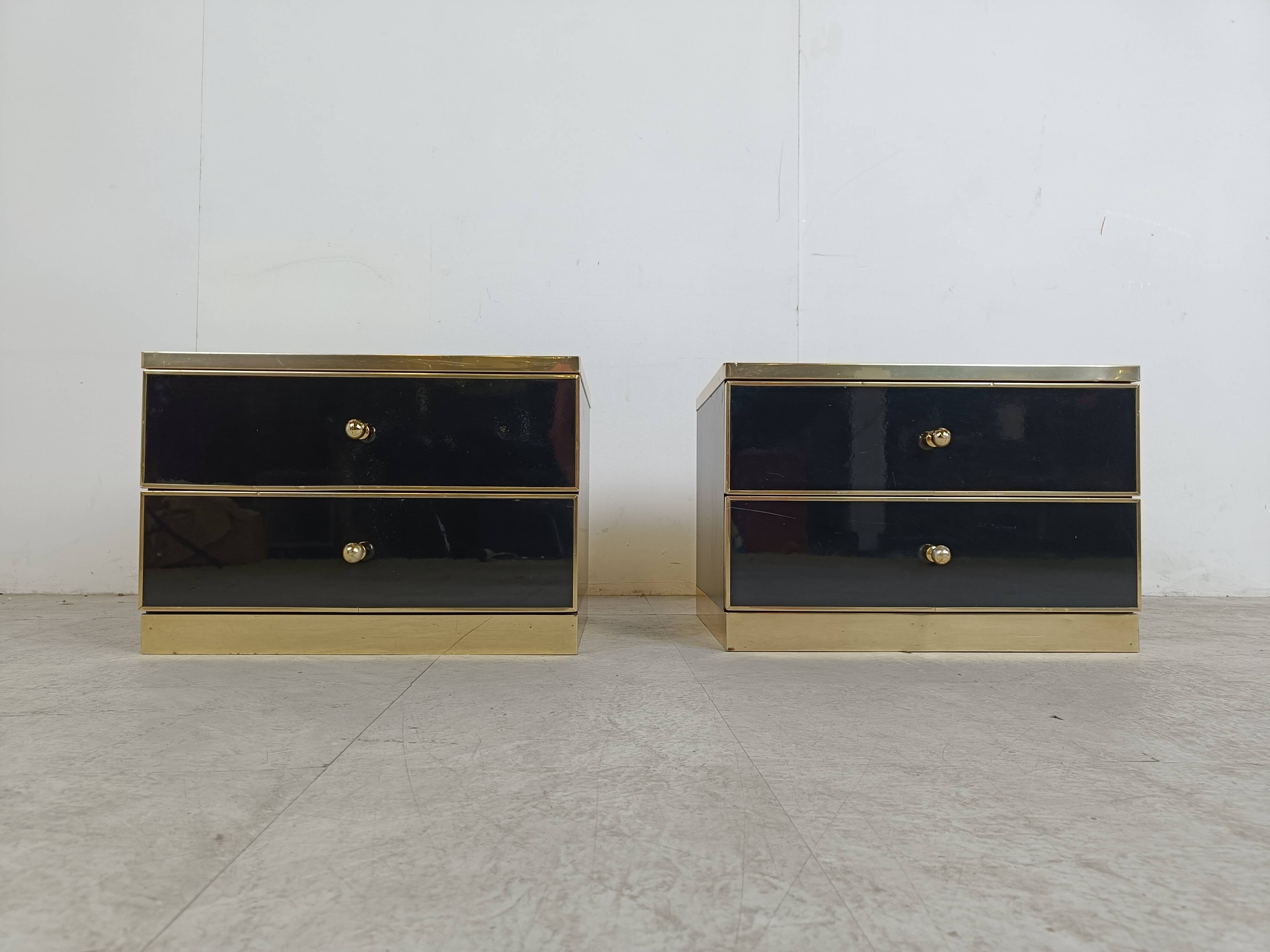 Pair of bedside cabinets, 1970s