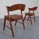 Teak dining chairs in teak by Korup Stolefabrik, Denmark, 1960s, set of 2.