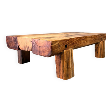 Brutalist Japandi Wabi Sabi coffee table