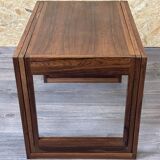 60s 70s teak nesting tables side tables Illum Wikkelsø for CFC Silkeborg