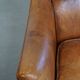 Vintage Armchair Made of Sheepskin Leather