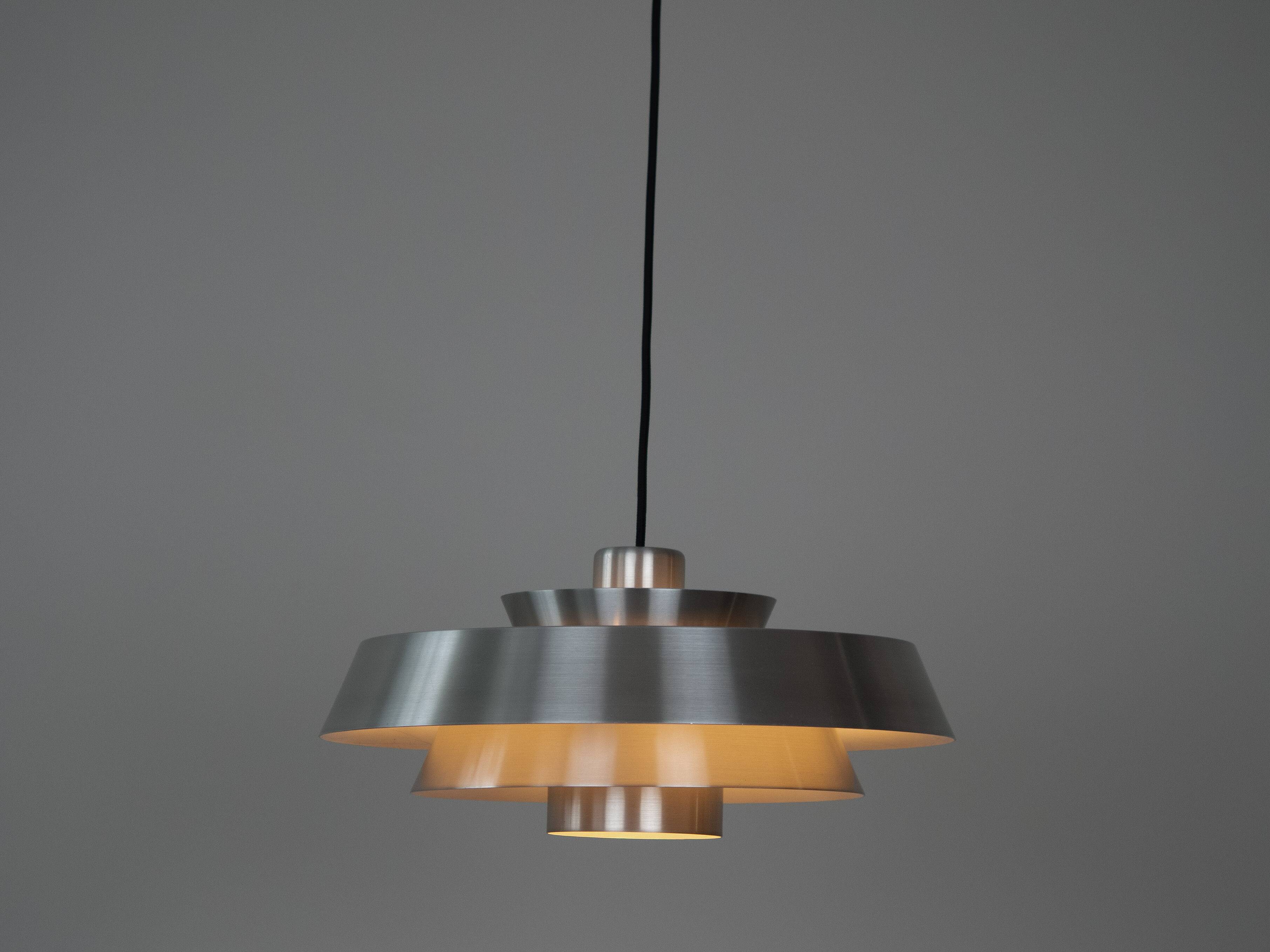 Danish vintage Nova pendant lamp by Jo Hammerborg, Fog og Morup, 1963