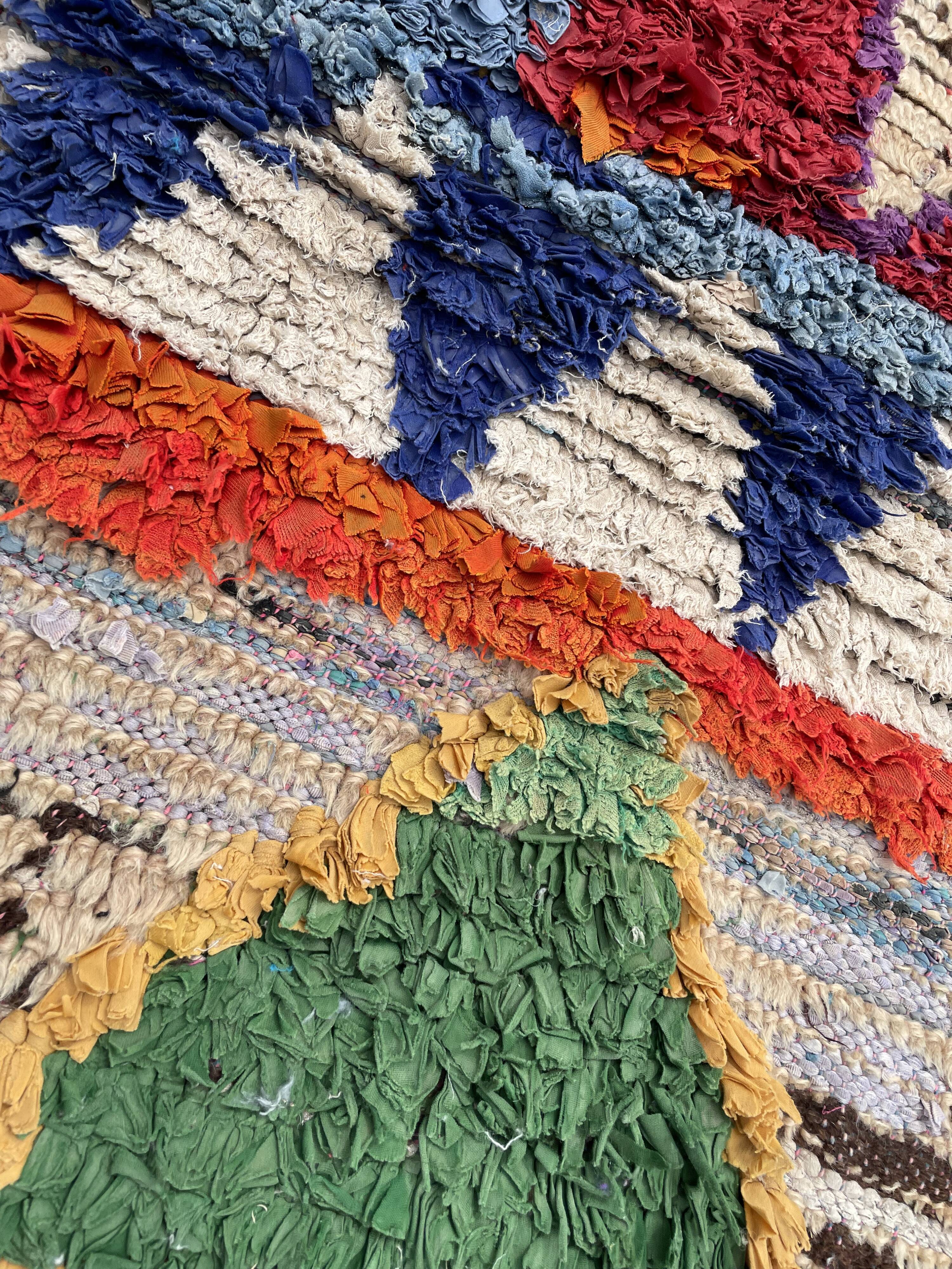 Moroccan rug vintage traditional berbere