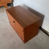 Storage unit module A (B) in Scandinavian teak from the 60s