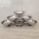 6 dessert bowls by Guy Degrenne in 18/10 stainless steel