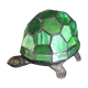 Turtle night light in regulated glass carcass stained glass way