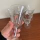 6 vintage glasses