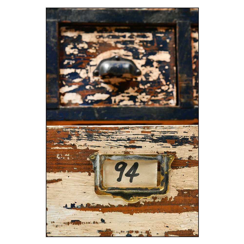 Wooden workshop furniture with 204 drawers