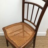 6 bistro chairs with caning seat