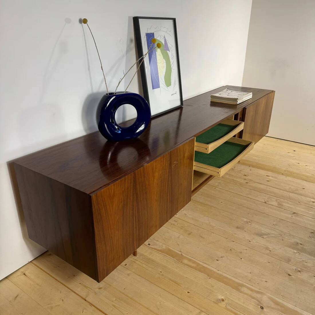 Enfilade d'Ib Kofod-Larsen en palissandre – Danemark années 60