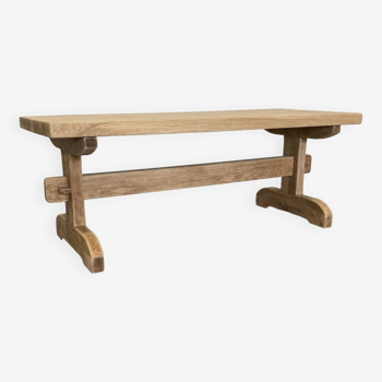 Old solid oak farm table