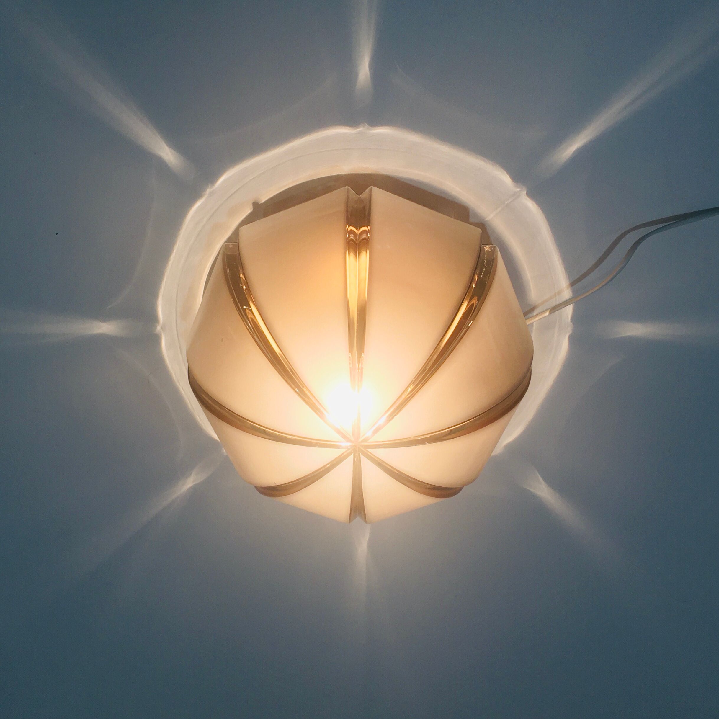 Ceiling light from Peill & Putzler, Germany, 1970s