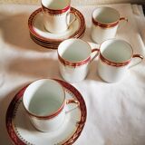 Sologne porcelain art deco coffee service