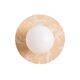 ALBA wall lamp in mixed beige concrete
