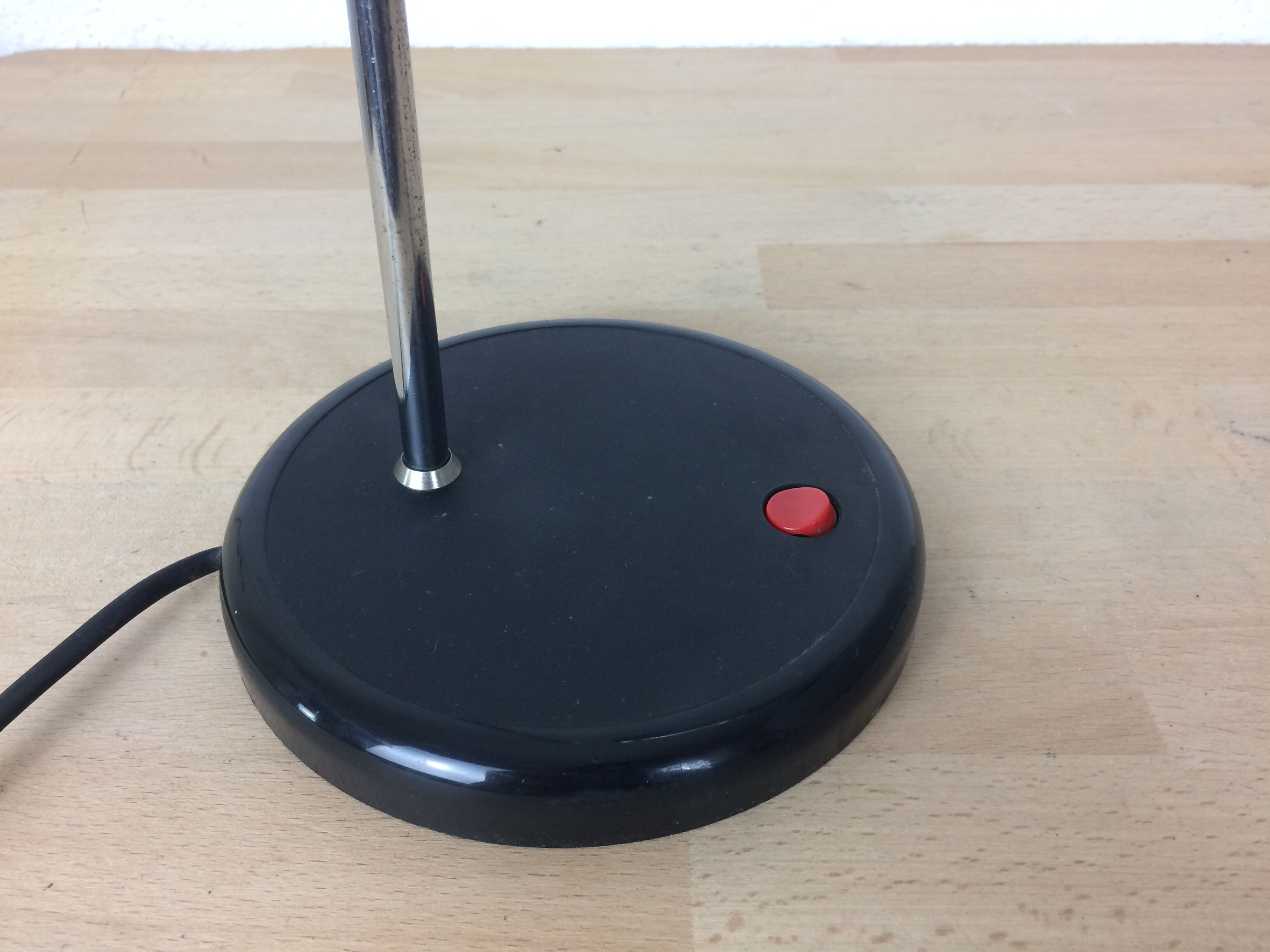 Lampe de bureau chromée