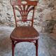 Ensemble de 4 chaises bistrot françaises anciennes Thonet – vers 1920
