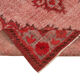 Handmade carved anatolian 1980s 215 cm x 341 cm red rug