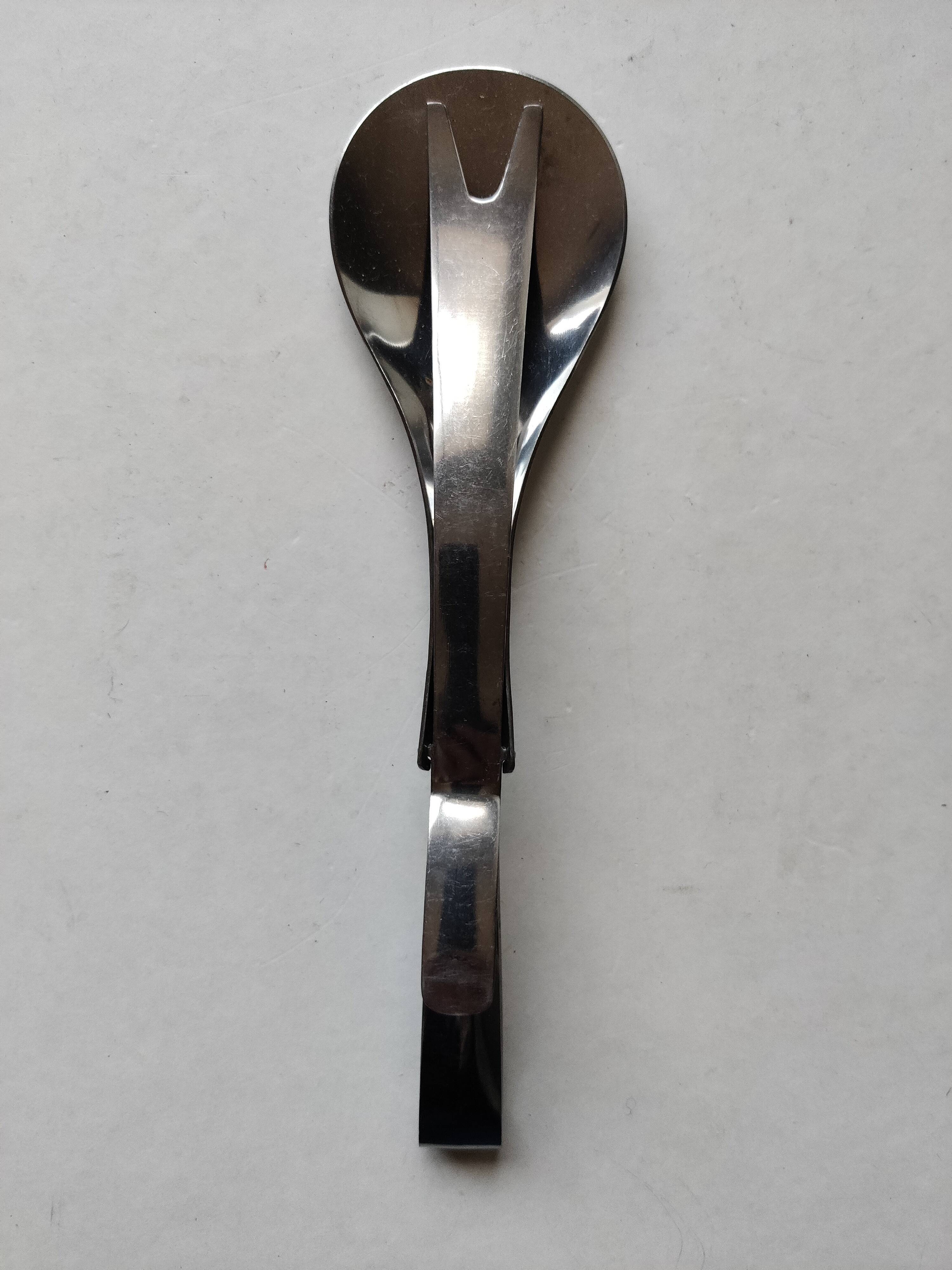 vintage stainless steel serice clip