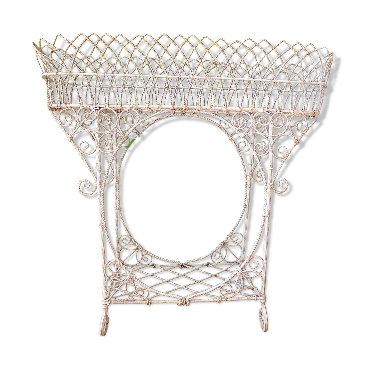 Fifties wrought iron planter