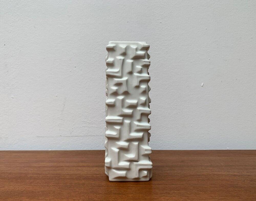 German brutalist vase by Bareuther Waldsassen, 1960s