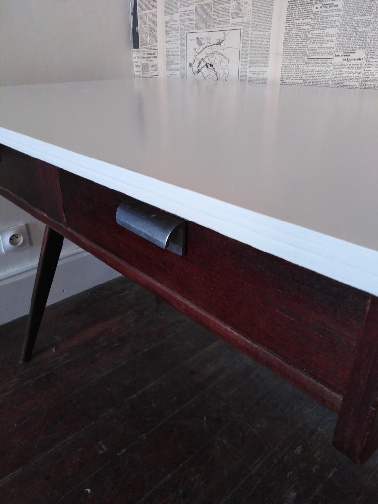 Vintage desk feet compass