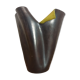 Vase ceramic black Elchinger