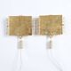 HANS-AGNE JAKOBSSON. Pair of wall lights, glass/brass
