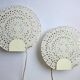 Rare pair of wall or table lamps Toffoli, Italy, 1970s