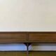 Church bench with paneled backs, 19th century, circa 1880