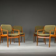 Danish Ella chairs in teak attributed to Arne Vodder for Vamo Sønderborg, 1960s, set of 6