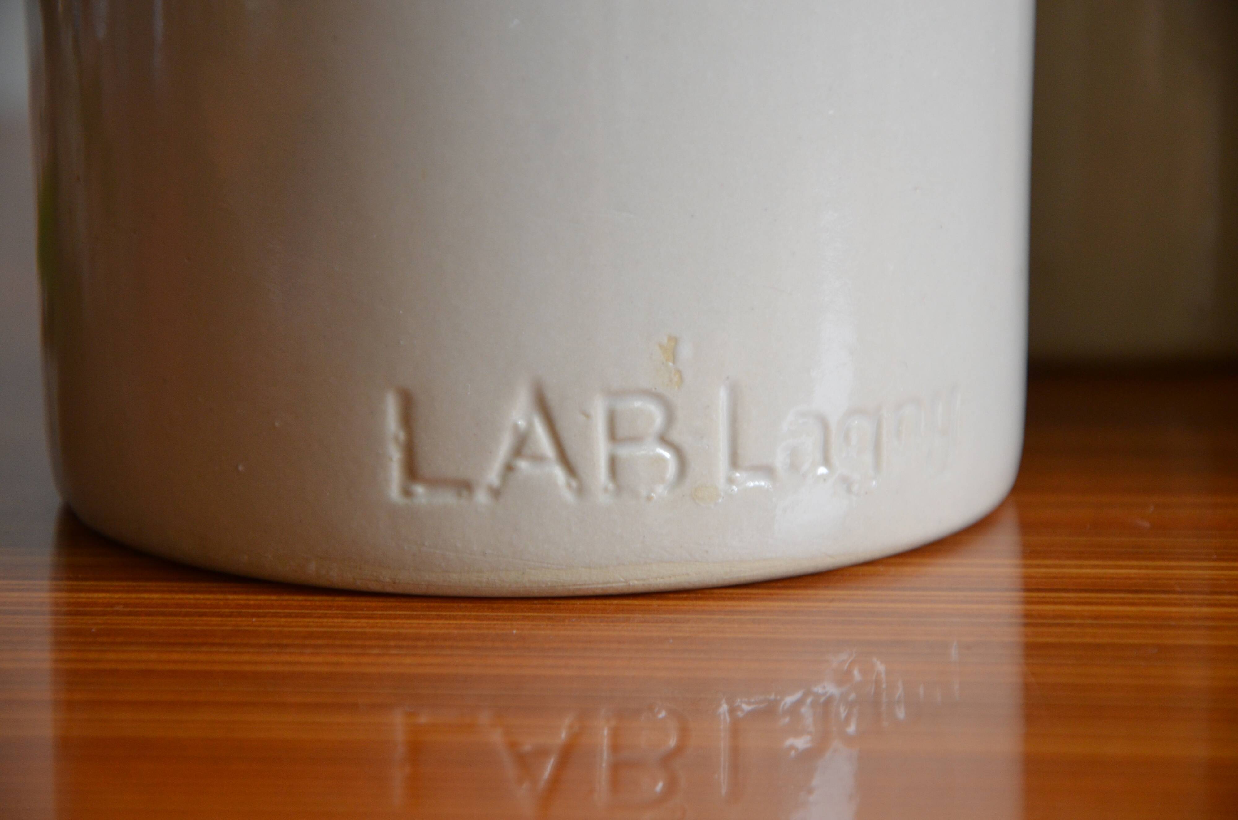 Former LAB Lagny mustard pot