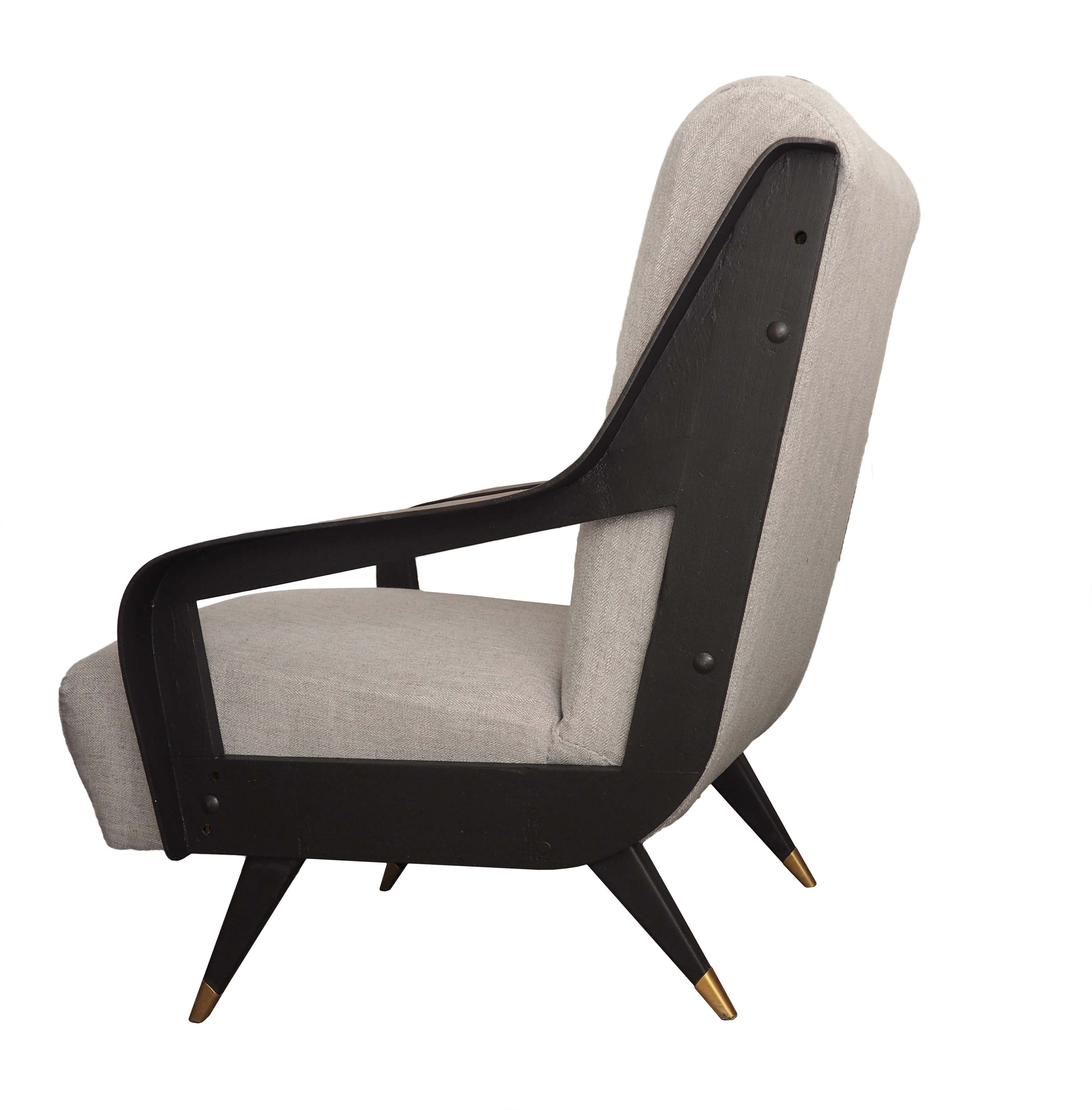 Armchair 50s reupholstered
