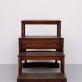 A Regency style Mahogany library chair /steps. England