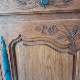 carved solid oak sideboard