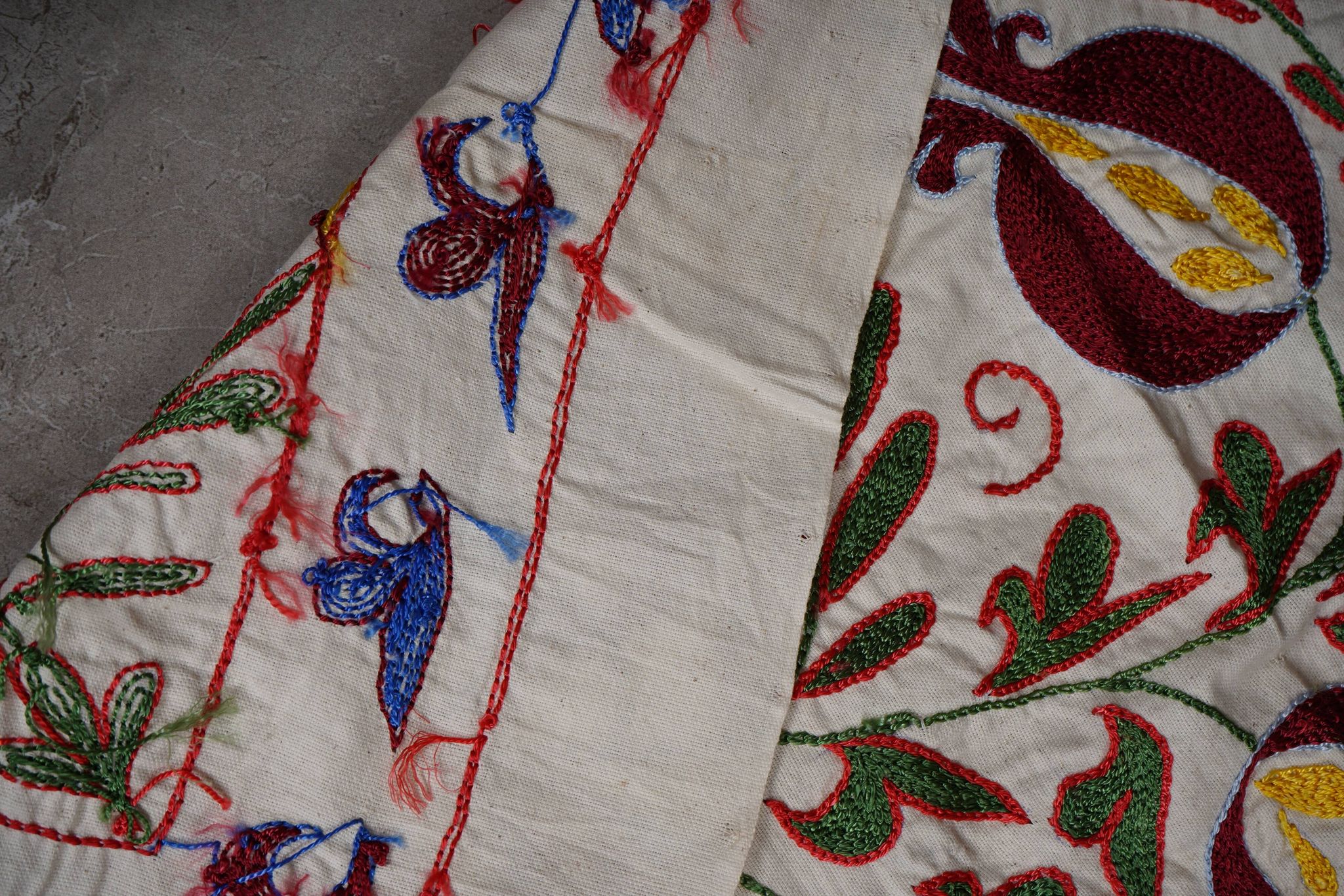 Tapis turc vintage noué à la main