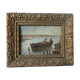 Landscape oil on cardboard unsigned