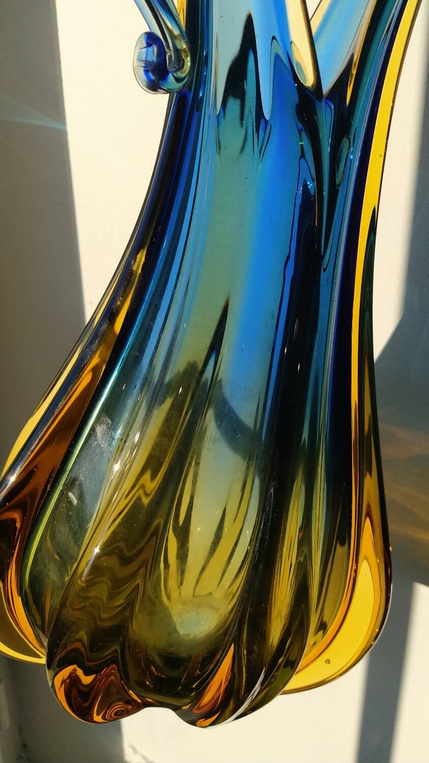 Murano pitcher vase Barovier and Toso 1950s