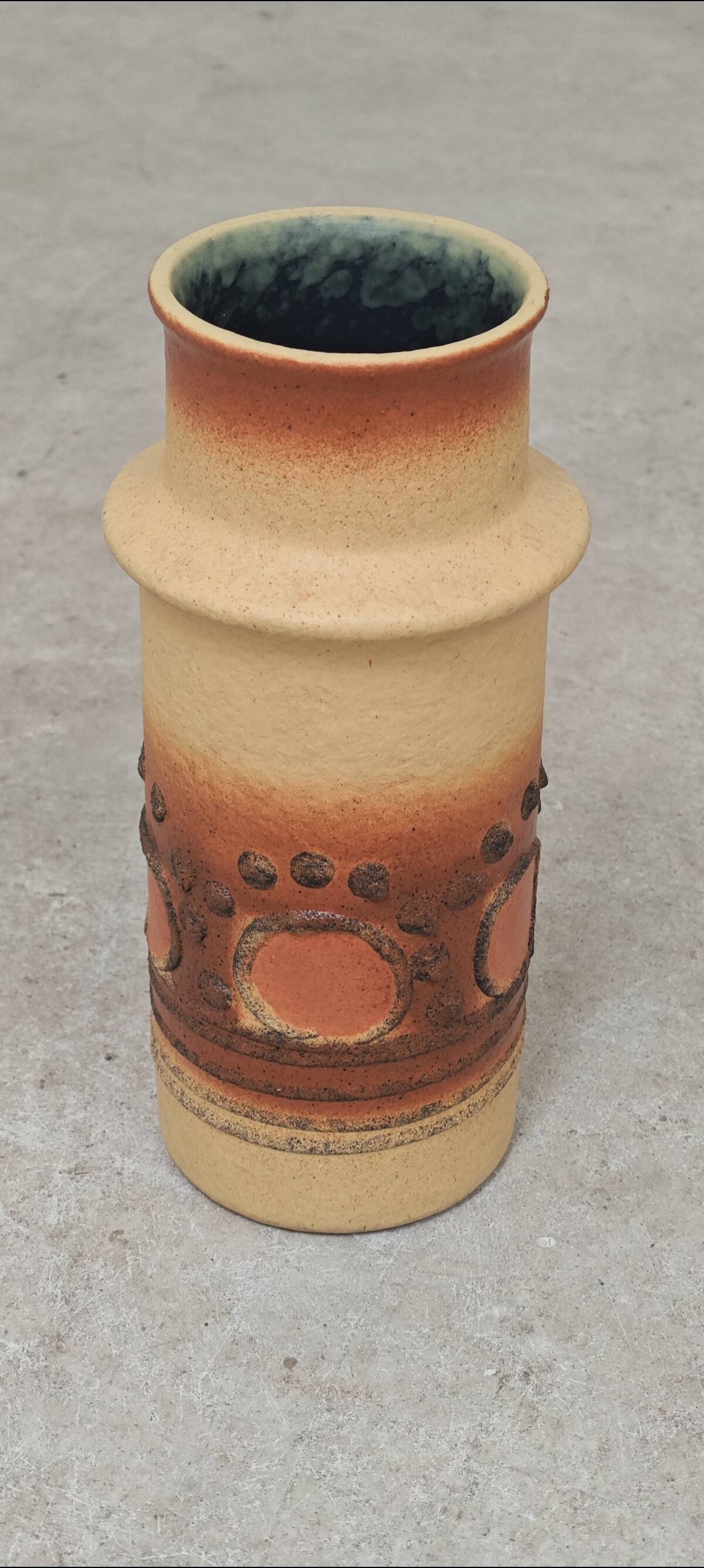 Vase Céramique Allemagne de l'est VEB Haldensleben 1960