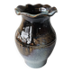 Glazed ceramic vase, signed (signature to be identified)