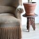 Brown toad chair