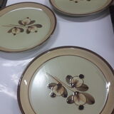 3 vintage ceramic plates schramberg model reseda