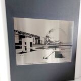 Photo on stainless steel La Vilette