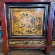 Antique Chinese sideboard 3 doors + 3 drawers