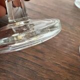 Set of 6 vintage Luminarc stemmed glasses from the 70s